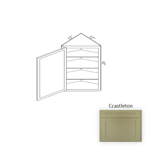 WA1242 Wood Castleton Wall Corner Castleton 1