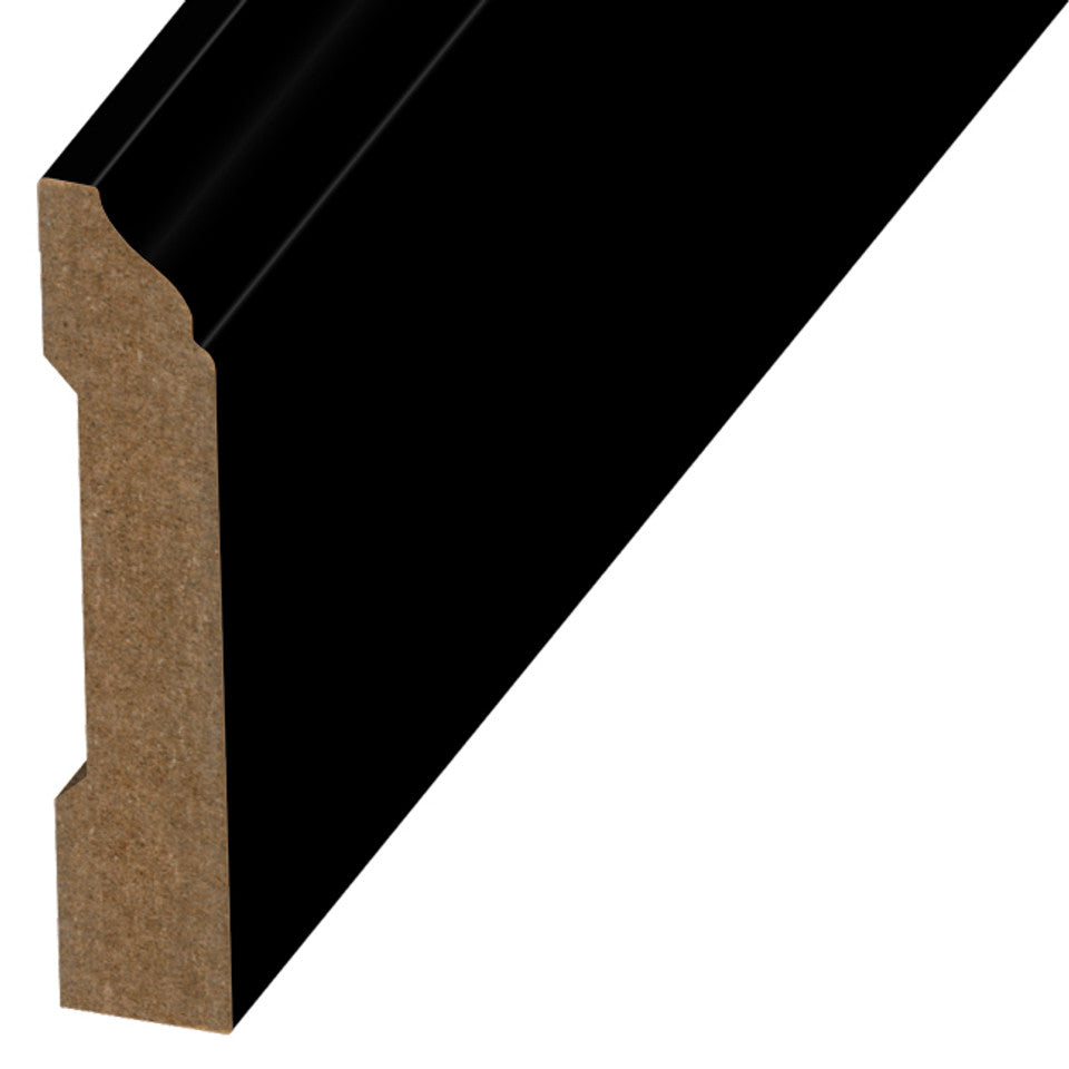 Standard Color Wood Black Wall Base UV Coated 1