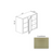 WBC2430 Wood Castleton Corner Blind Base Cabinet Castleton 1