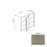 WBC2430 Wood Harbor Corner Blind Base Cabinet Harbor 1
