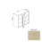 WBC2436 Wood Prescott Corner Blind Base Cabinet Prescott 1