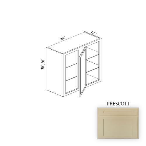WBC2436 Wood Prescott Corner Blind Base Cabinet Prescott 1