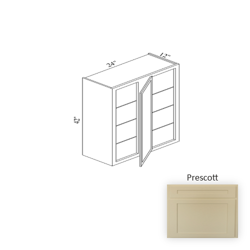 WBC2442 Wood Prescott Corner Blind Base Cabinet Prescott 1