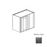 Framed Shaker Deluxe Wood Modern Slate Wall Cabinet Natural clear coat 1