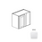 Framed Shaker Premium Wood Micro White Shaker Wall Cabinet Natural clear coat 1