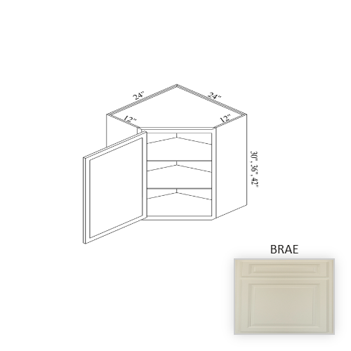 WCD2442 Wood Brae Corner Blind Base Cabinet Brae 1