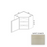 WCD2442 Wood White Shaker Corner Blind Base Cabinet White Shaker 1