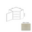 WCD2442 Wood White Shaker Corner Blind Base Cabinet White Shaker 1