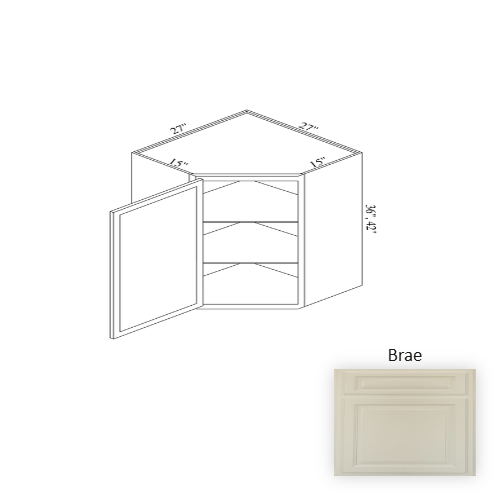 WCD273615 Wood Brae Corner Blind Base Cabinet Brae 1