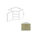 WCD273615 Wood Castleton Corner Blind Base Cabinet Castleton 1