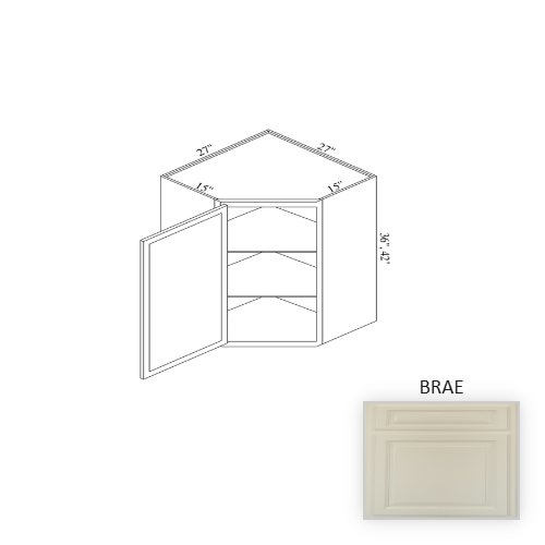 WCD274215 Wood Brae Corner Blind Base Cabinet Brae 1