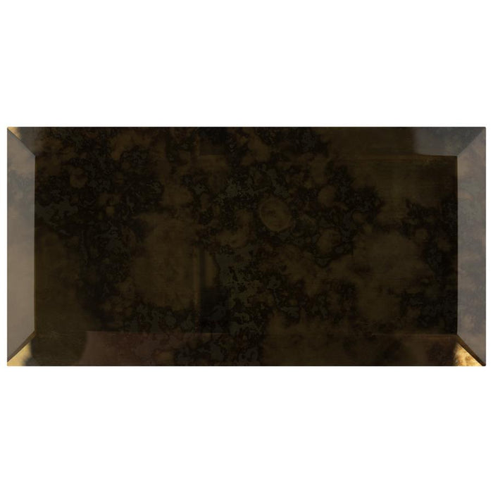 Lustre Glass Beveled Antique Gold Mirror WDX6LSBAG