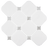 Thassos Natural Stone Iceberg Dot Mosaic Honed 1