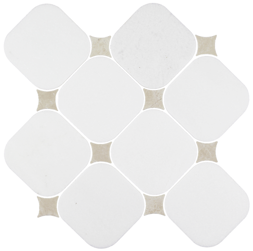 Thassos Natural Stone Nova Mosaic Honed 1