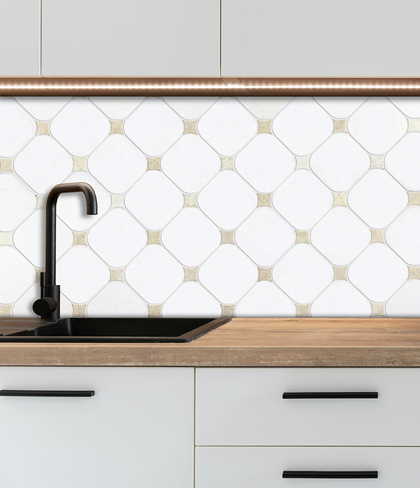 Thassos Natural Stone Nova Mosaic Honed 2