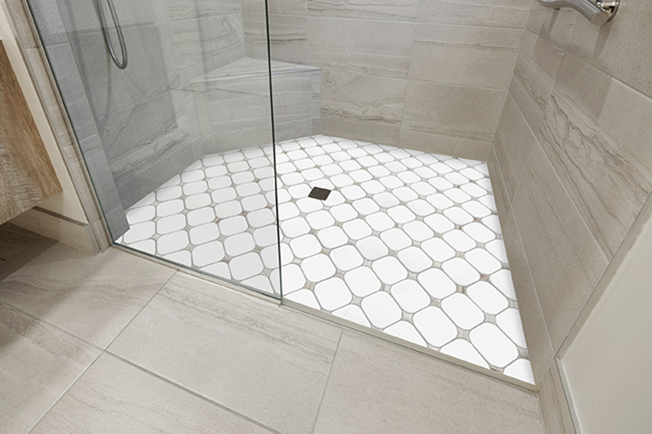 Thassos Natural Stone Skyline Mosaic Honed 2