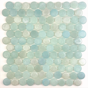 Liquid Drop Glass Aqua Mosaic Matte 2