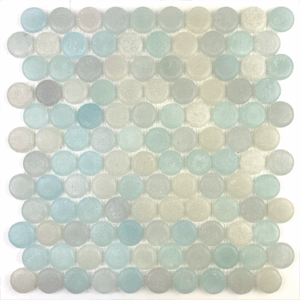 Liquid Drop Glass Clearwater Mosaic Matte 1
