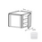Framed Shaker Premium Wood White Shaker Wall Cabinet Natural clear coat 1