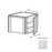 Framed Shaker Classic Wood Dove White Wall Cabinet Natural clear coat 1