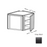 Framed Shaker Signature Wood Onyx Black Wall Cabinet Natural clear coat 1