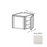 Framed Shaker Classic Wood Dove White Wall Cabinet Natural clear coat 1