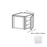 Framed Shaker Premium Wood Micro White Shaker Wall Cabinet Natural clear coat 1