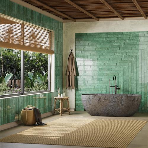 Menorca Ceramic Lake Tile Glossy 6