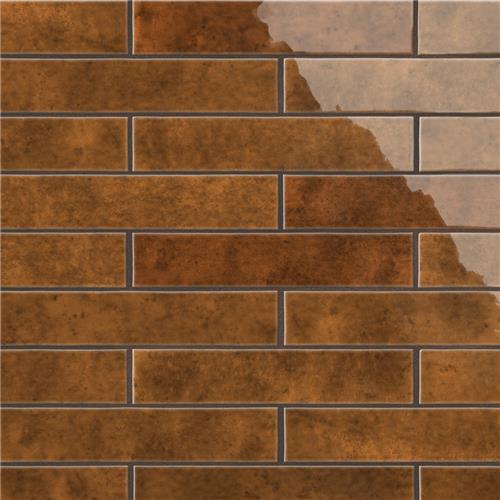 Menorca Ceramic Rust Tile Glossy 2