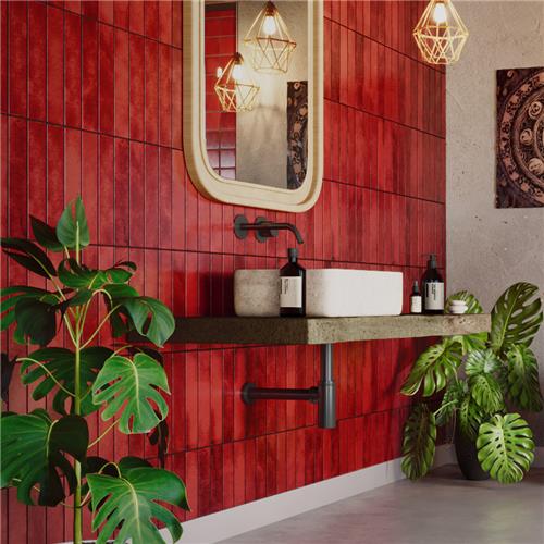 Menorca Ceramic Volcano Tile Satin 6