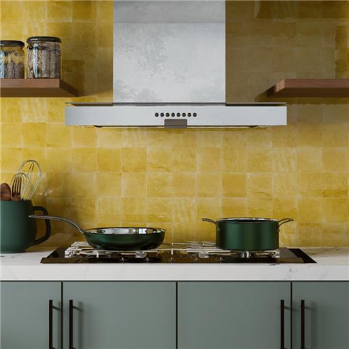Menorca Ceramic Lemon Tile Glossy 7