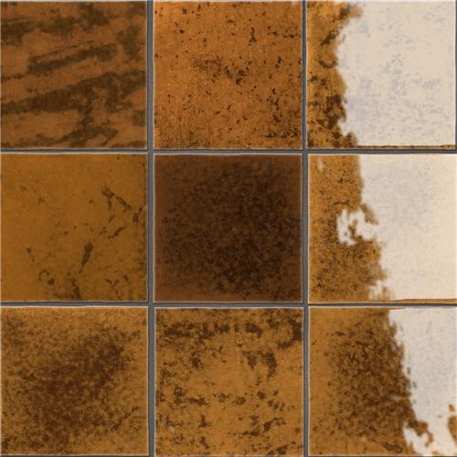 Menorca Ceramic Rust Tile Glossy 2