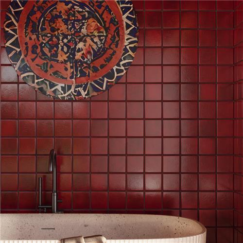 Menorca Ceramic Volcano Tile Satin 7