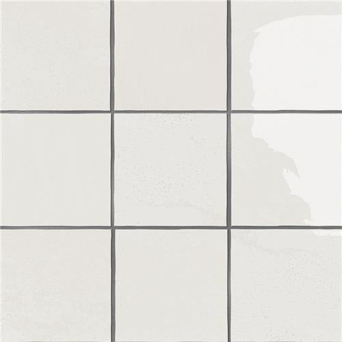 Menorca Ceramic White Tile Glossy 2