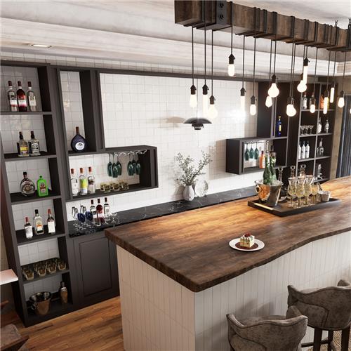 Menorca Ceramic White Tile Glossy 6