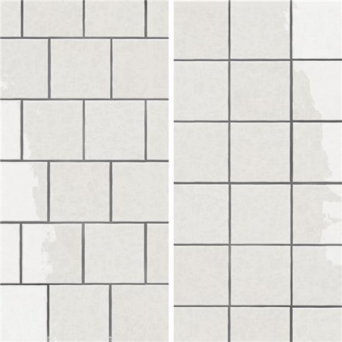 Menorca Ceramic White Tile Glossy 8