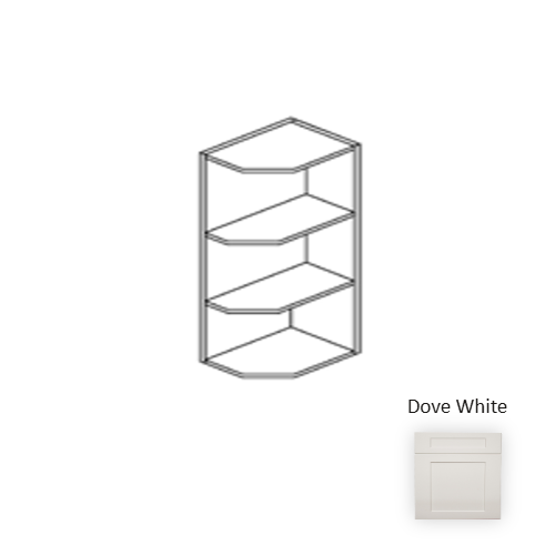 Framed Shaker Classic Wood Dove White Wall Cabinet Natural clear coat 1