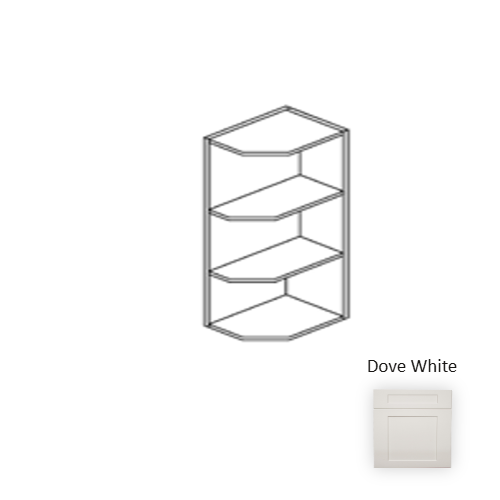 Framed Shaker Classic Wood Dove White Wall Cabinet Natural clear coat 1