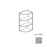 Framed Shaker Premium Wood Grey Shaker Wall Cabinet Natural clear coat 1