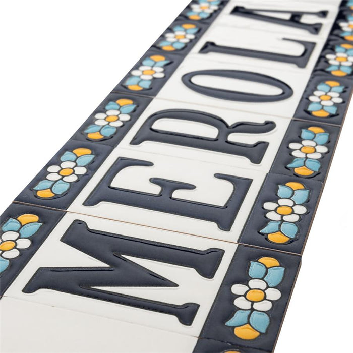 Sevillano Flora Letters E WES4FLE Glossy