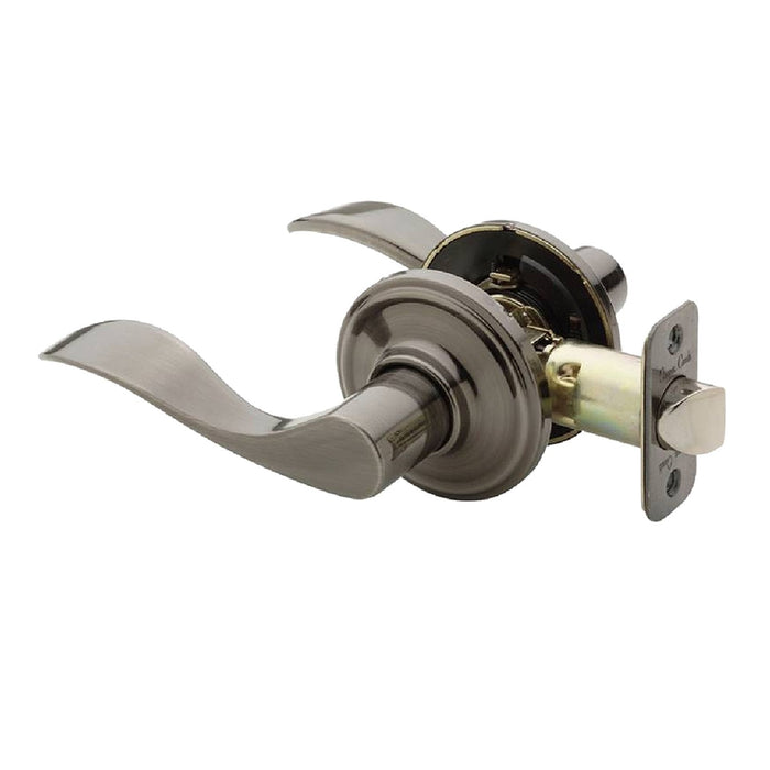 Waverlie Zinc Antique Nickel AN Door Lever Antique Nickel 1