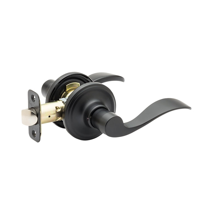 Waverlie Zinc Black BC Door Lever Black 1