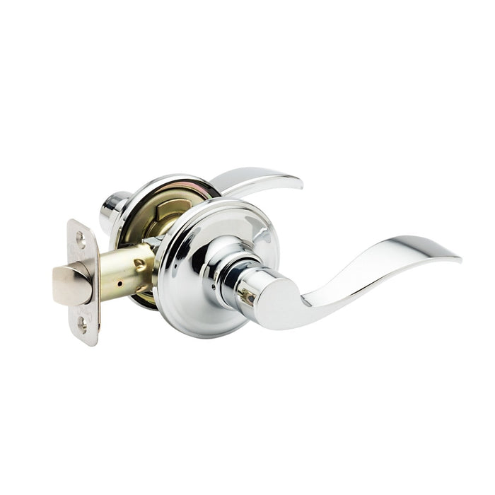 Waverlie Zinc Polished Stainless PS Door Lever Polished Stainless 1