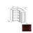 Framed Shaker Classic Wood Espresso Maple Wall Cabinet Natural clear coat 1