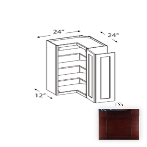 Framed Shaker Classic Wood Espresso Maple Wall Cabinet Natural clear coat 1
