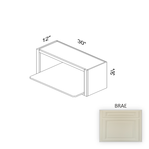 WMW3018 Wood Brae Microwave Cabinet Brae 1