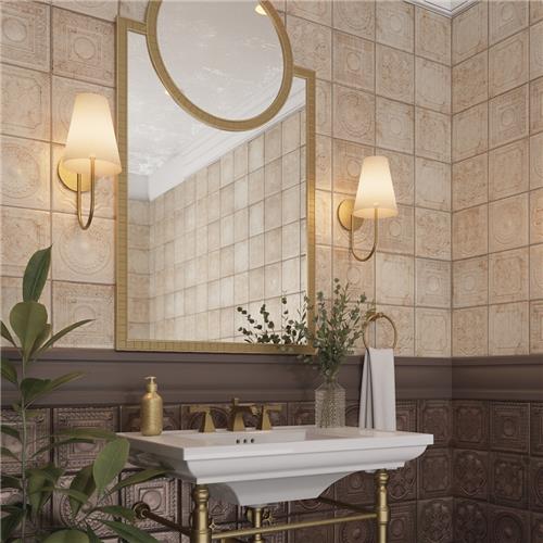 Ritz Ceramic Ossidato Cream Tile Satin 7