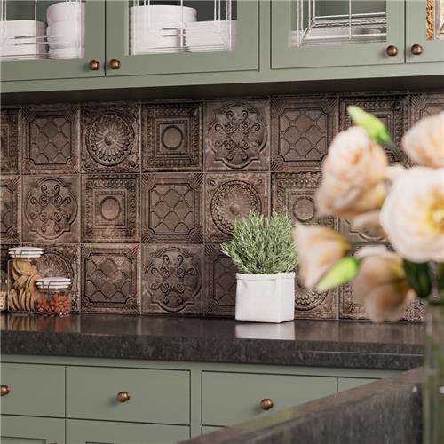Ritz Ceramic Ossidato Nero Tile Satin 6