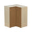 Shady Oak Wood Diagonal Corner Wall Cabinet 1