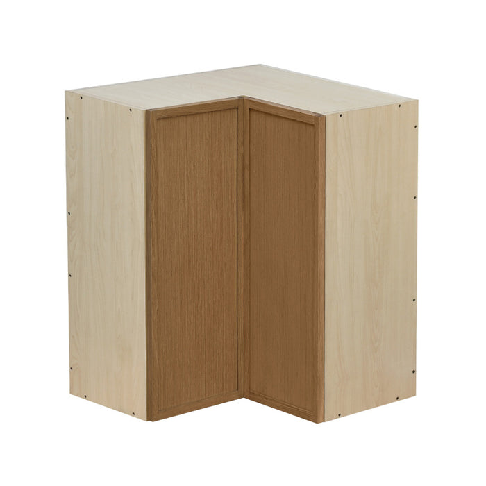 Shady Oak Wood Diagonal Corner Wall Cabinet 1